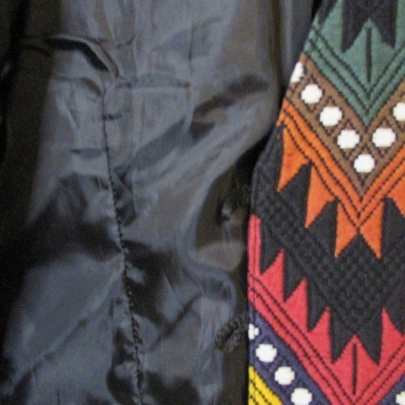 Embroidered Southwest Vest With Buttons Size Small - Picture 6 of 7